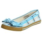 Sugar Women's Bowtox Preppy Plaid Flat
