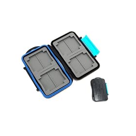 JJC Waterproof Extremely tough Memory Card Case MC-2 for 4 CF cards 8 SD cards