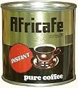 Africafe Pure Instant Coffee in a 100 gram tin from Exclusive Gourmet Coffee.
