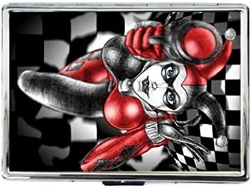 Batman Harley Quinn Joker Image Custom Personalized Silver Big Size Cigarette Case Stainless Steel Business Card Holders