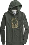 Burton Herren Kapuzenjacke LOGO FILL FULL-ZIP, HEATHER SHERWOOD, S, 257553