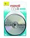 Maxell 648220 Premium Quality Recording Surface for Noise-Free Playback Write Speed 48x 700Mb Cd-Recordable 5 Disc Pack