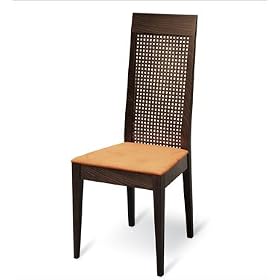 Euro Style 366246 Fresia Wenge Orange Fabric 2 Pack by Bar Stools