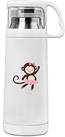 Dancing Girl Monkey Stainless Steel Transparent Cover With Lid Cup Thermos Cup