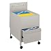 Safco Locking Mobile Tub File with Drawer, Legal Size Gray