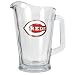Cincinnati Reds MLB 60oz Glass Pitcher - Primary Logo by Great American Products