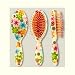 Pylones RETRO Flower Ladies Girls Hairbrush - Millefiori
