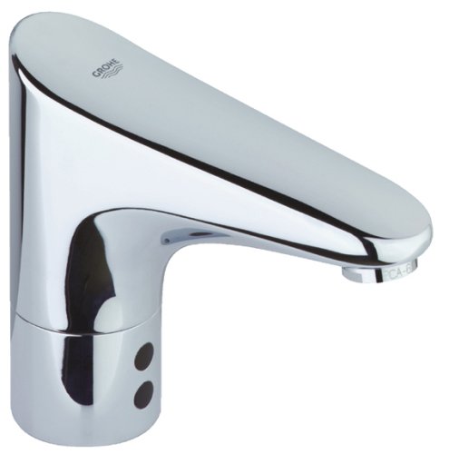 GROHE 36212000 Europlus E Touch Free Centerset Lavatory Faucet, Chrome