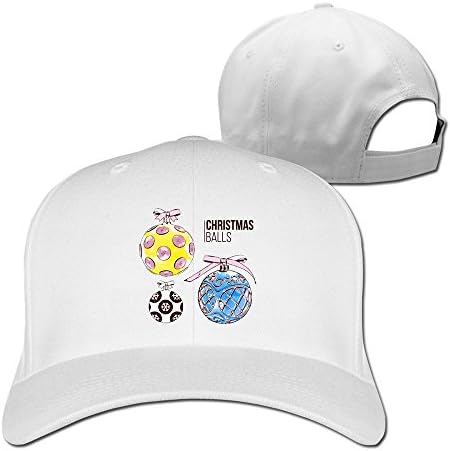 Colored Christmas Balls Unisex Baseball Cap Adjustable