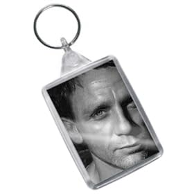 DANIEL CRAIG - Original Art Keyring #js001