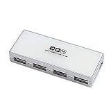 Digio2 4�|�[�gUSB2.0�n�u �o�X�p���[/�Z���t�p���[���Ή� AC�A�_�v�^�t �z���C�g UH-284W