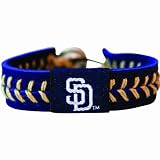 MLB San Diego Padres Team Color Baseball Bracelet