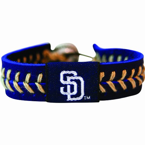 MLB San Diego Padres Team Color Baseball Bracelet
