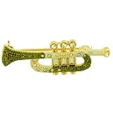 Trumpet Green Brooches & Pins