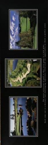Art Poster Print - Attraction Of Golf - Artist: Unknown - Poster Size: 12 X 36 inches