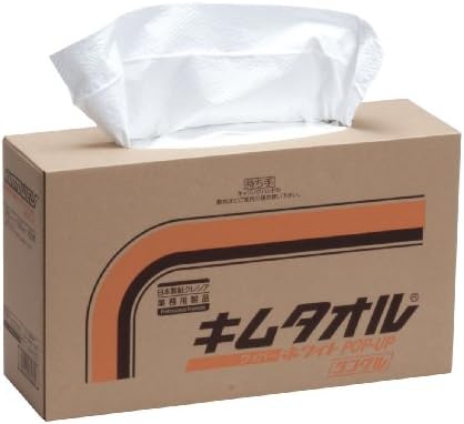 Crecia Kimtowel white pop-up single