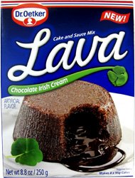 Oetker Lava Cake Chocolate Irish w Choc Filling 8.8 oz 8ct by Dr. Oetker