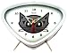 Gray Kitty Cat White Alarm Clock