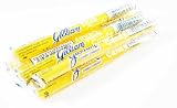 Rum & Butter Yellow Old Fashioned Hard Candy Sticks: 80 Count Box (Individually Wrapped, Bulk)