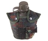 US Plastik Feldflasche flecktarn - 