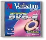 Electronics : Verbatim - 5 x DVD-R - 4.7 GB 16x - matte clear - jewel case - storage media