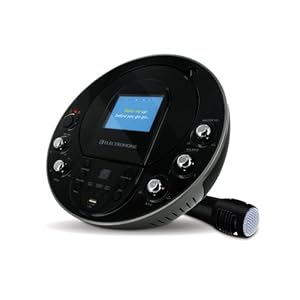 Electrohome EAKAR535 Portable Karaoke CD+G/MP3G Player Speaker System with 3.5