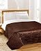 Soho Chocolate King Size Plain Satin Bedspread Image