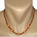 Hawaiian Koa Wood Bead Yellow Hibiscus Flower Necklace
