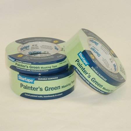 Shurtape CP-20 8-Day Green Painters Tape: 1-1/2 in. x 60 yds. (Green)