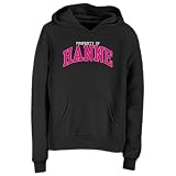 Sweatshirt Woman Black " Property Of Hanne - Applique Embroidery / Athletic " Name