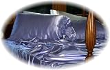 Queen Size ~ Sheet Set of Lingerie Satin ~ 10 Colors ~ Fit up to a 14 Mattress