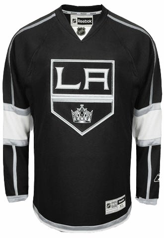 Los Angeles Kings Reebok Premier Home NHL Hockey Jersey