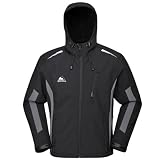 Produkt-Bild: COX SWAIN Herren 3-Lagen Outdoor Softshell Jacke Tapir - 8.000mm Wassers&auml;ule - 2.000mm atmungsaktiv