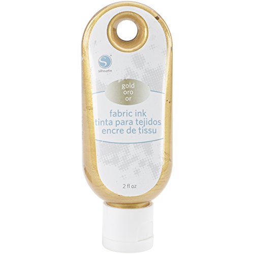 Silhouette of America Silhouette Fabric Ink, 2 oz, Gold