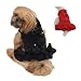 Large Elegant Velour Holiday Party Dog Dress Red