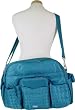 Teal Ocean Blue Lug Tuk Tuk Carry All Bag Also great as a diaper bag