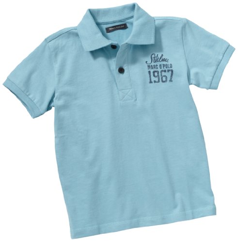 Marc O\' Polo Junior Jungen Poloshirt 912468, Gr. 140, T&uuml;rkis (turquoise) Preisvergleich