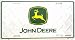 LP - 035 John Deere Green Diamond Cut License Plate - 2564