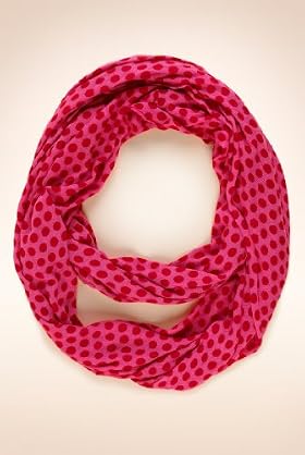 Lightweight Spotted Snood Scarf