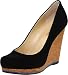 Luxury Rebel Women's Selma Wedge Pump,Black,37.5 EU/7.5 M US
