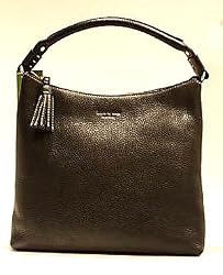 Kate Spade Texture Leather Flat Serena Should Bag Black