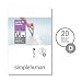 simplehuman Trash Can Liner D, 20 Liter/5.2 Gallons, 20-Count Boxes (Pack of 3)