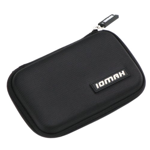 IOMAX Black EVA Hard Case Bag for Western Digital My Passport Essential 160GB/250GB/320GB/500GB/750GB/1TB Portable External USB Hard Drive