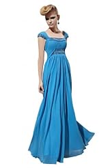 A-line Cocktail Floor Length Bateau Neck Satin Pleated Applique Beaded Evening Dress/Homecoming Dress/Pageant Dress/Prom Dress/Party Dress/Wedding Dress 