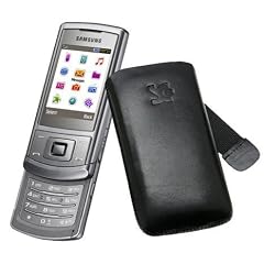 Samsung S3500i - Leder Etui Tasche S3500 *Lasche mit Rueckzugfunktion* (Original SunCase)