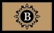 Imperial Monogram Coir Mat - B Imperial Monogram Coir Mat - B