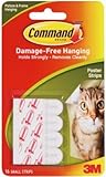Command Damage-Free Hanging Poster Strips 12 CT (Pack of 3)