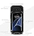 Love Mei Powerful Case Waterproof Shockproof Aluminum Metal Cover for Samsung Galaxy S7 Edge (Silver)