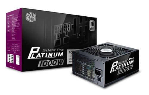 Cooler Master Silent Pro Platinum - 1000W 80 PLUS Platinum Power Supply with Modular Cables (RSA00-SPPAD3-US) On Sale