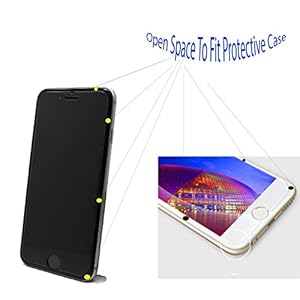 TheCoos [2-Pack] iPhone 8 Plus 7 Plus Screen Protector, Tempered Glass Screen Protector For Apple iPhone 8 Plus 7 Plus from TheCoos